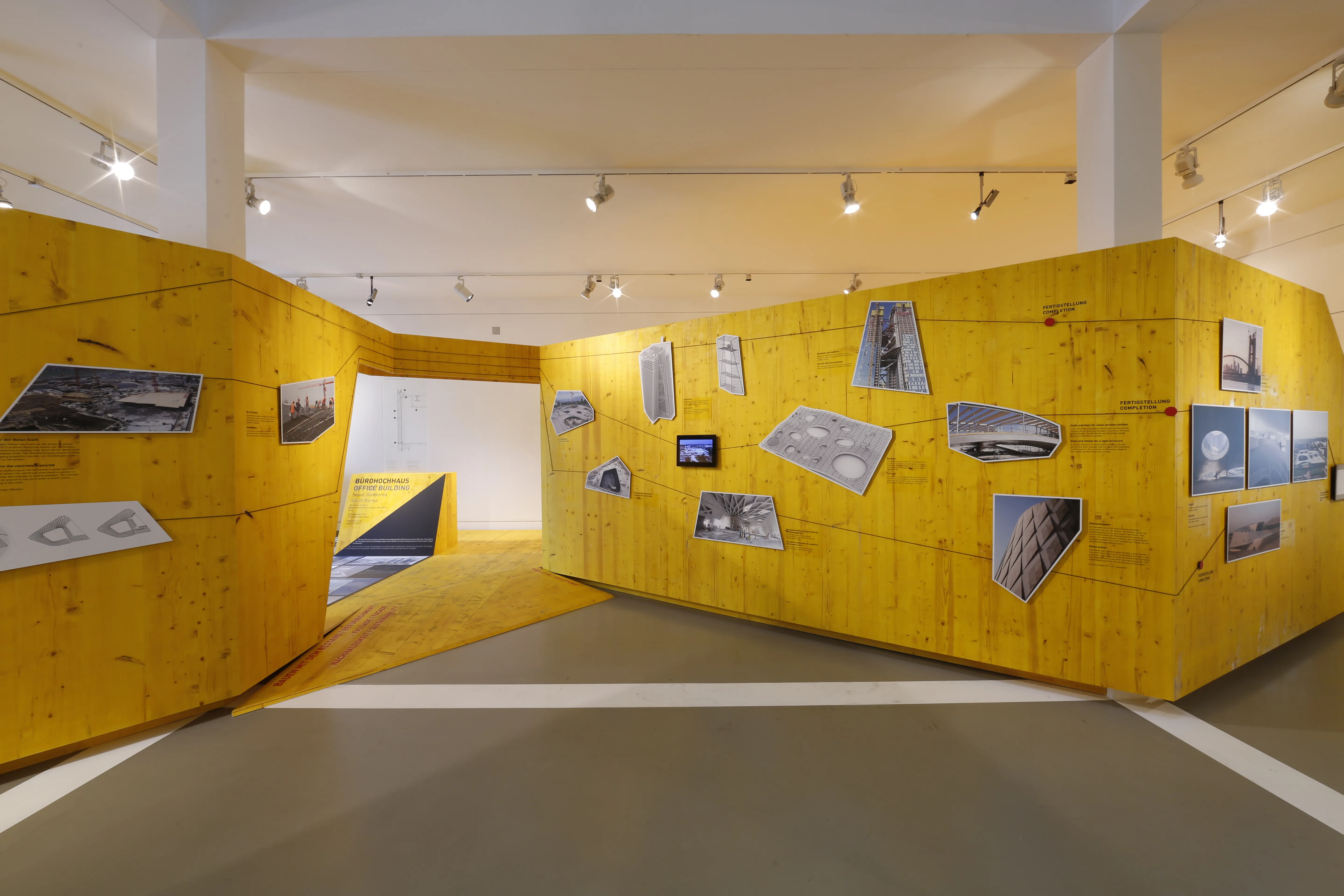 HINTER DEN KULISSEN — Ausstellungsarchitektur für Bollinger+Grohmann im Deutschen Architekturmuseum · Frankfurt 2013, Bild 1