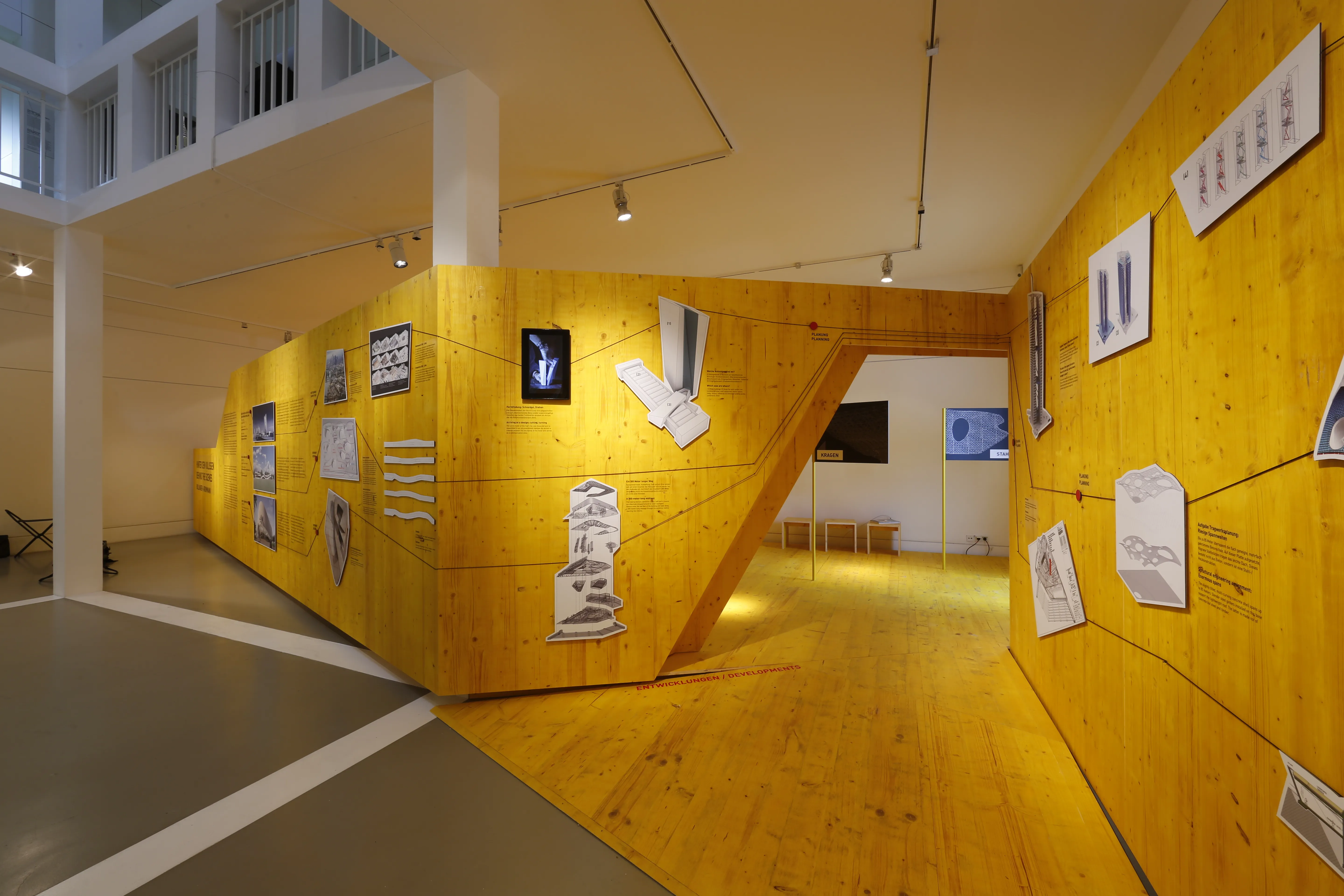 HINTER DEN KULISSEN — Ausstellungsarchitektur für Bollinger+Grohmann im Deutschen Architekturmuseum · Frankfurt 2013, Bild 4