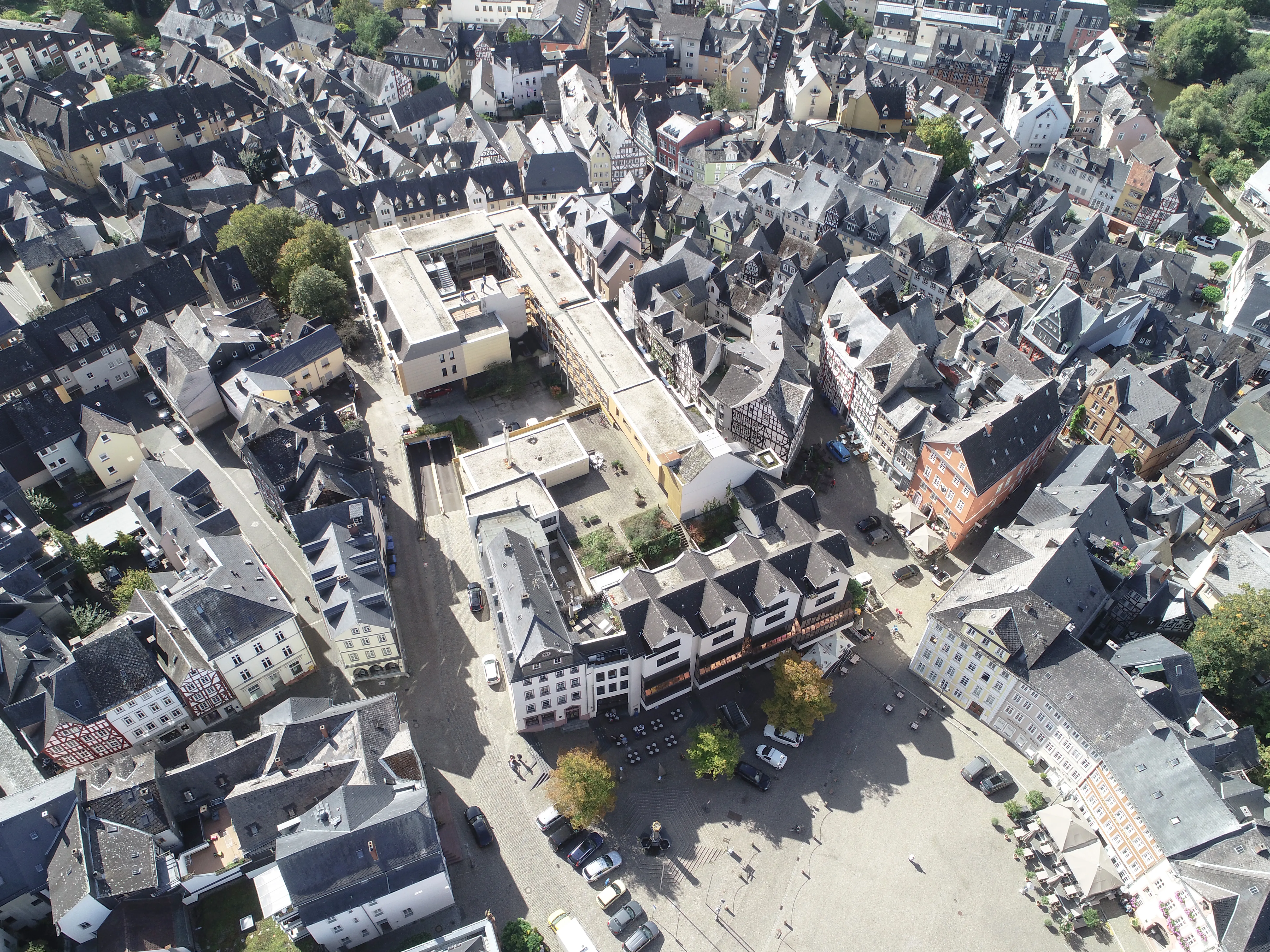 DOMHÖFE WETZLAR — Drohnenluftbild Bestand